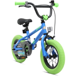 Bikestar Kinderrad 12 Zoll BMX Blau, Grün