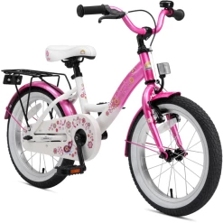 Bikestar Premium Sicherheits Kinderfahrrad 16" Classic, Pink/weiß