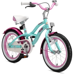 Bikestar Premium Sicherheits-Kinderfahrrad 16" Cruiser, Mint