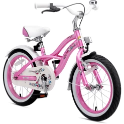 Bikestar Premium Sicherheits Kinderfahrrad 16" Cruiser Pink
