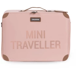 CHILDHOME Kinderkoffer Mini Traveller Rosa / Kupfer