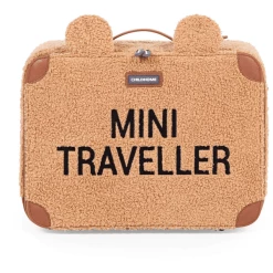 CHILDHOME Kinderkoffer Mini Traveller Teddy Braun