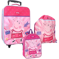 Vadobag Trolley Koffer Set Peppa Always Better Together