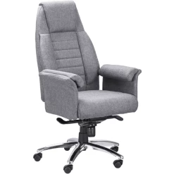 Vinsetto Bürostuhl  Ergonomisch Hellgrau