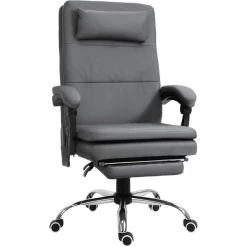 Vinsetto Bürostuhl Grau