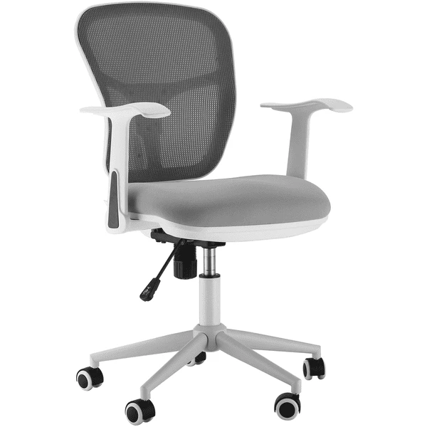 Vinsetto Bürostuhl Mesh-Gewebe Ist Atmungsaktiv Und Bequem, High-End-Lift Grau