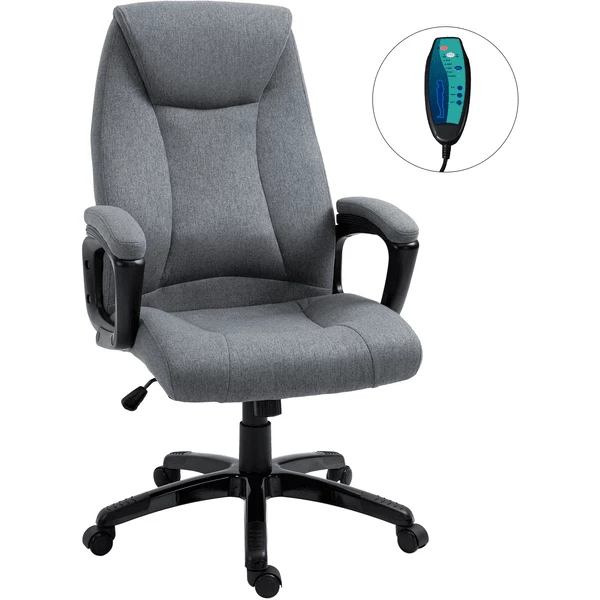 Vinsetto Bürostuhl Mit Massagefunktion Grau