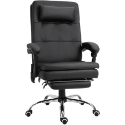 Vinsetto Bürostuhl Schwarz