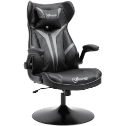 Vinsetto Gaming Stuhl Ergonomisch Schwarz/grau