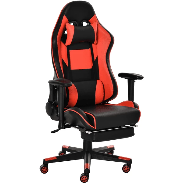 Vinsetto Gaming Stuhl Mit Fußstütze Bunt