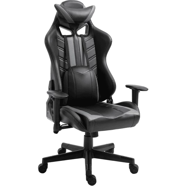 Vinsetto Gamingstuhl Im Racing Stil Schwarz, Grau
