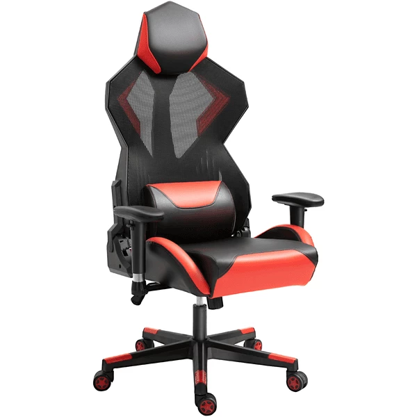 Vinsetto Gamingstuhl Schwarz, Rot