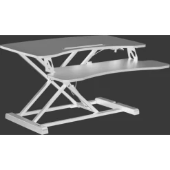 Vinsetto Schreibtisch Höhenverstellbar Schwarz